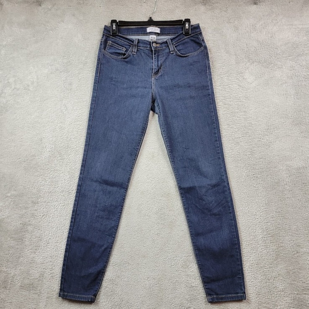 Judy Blue Jeans Womens 9/29 (Fits 28X28) Blue Skinny Crop Style 8376 Cut 278
